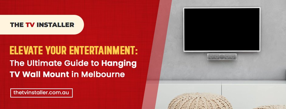 hanging TV wall mount in Melbourne||hanging TV mount on wall in Melbourne. ||The TV Installer
